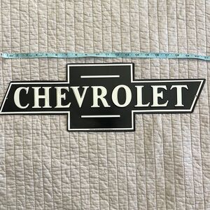 Chevrolet Emblem Metal Sign